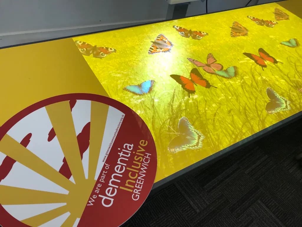 Dementia Awareness event interactive table game
